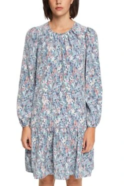 ESPRIT Gemustertes Midikleid Teal Blue -Esprit esprit gemustertes midikleid teal blue 1