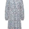 ESPRIT Gemustertes Midikleid Teal Blue -Esprit esprit gemustertes midikleid teal blue