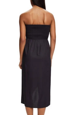 ESPRIT Gesmoktes Schlauchkleid In Midilänge Black -Esprit esprit gesmoktes schlauchkleid in midilange black 2