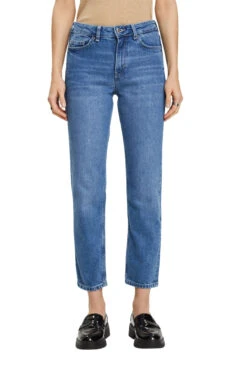 ESPRIT Kick Flare Jeans, High-Rise Blue Medium Washed 7 ESPRIT Kick Flare Jeans, High-Rise Blue Medium Washed -Esprit esprit kick flare jeans high rise blue medium washed 1