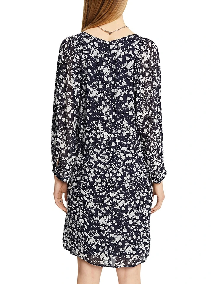 ESPRIT Kleid In Dunkelblau/ Weiß 4 ESPRIT Kleid In Dunkelblau/ Weiß – Bild 2