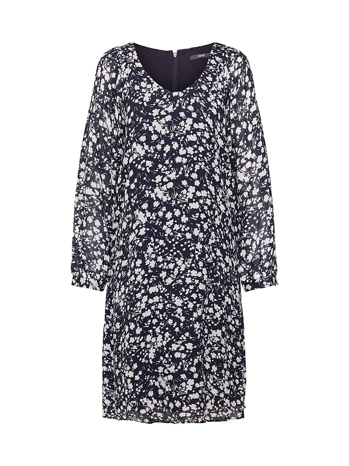 ESPRIT Kleid In Dunkelblau/ Weiß 6 ESPRIT Kleid In Dunkelblau/ Weiß – Bild 4