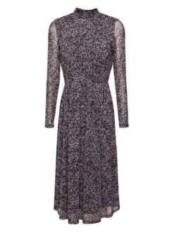 ESPRIT Kleid In Schwarz/ Bunt