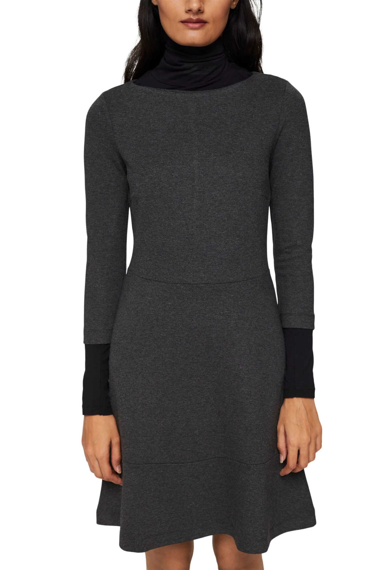 ESPRIT Kleid Knitted Knielang Anthracite 5 4 ESPRIT Kleid Knitted Knielang Anthracite 5 – Bild 2