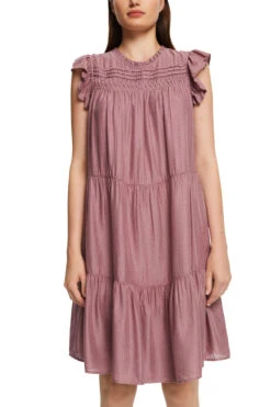 ESPRIT Kleid Mit Feinen Streifen Mauve 7 ESPRIT Kleid Mit Feinen Streifen Mauve -Esprit esprit kleid mit feinen streifen mauve 1