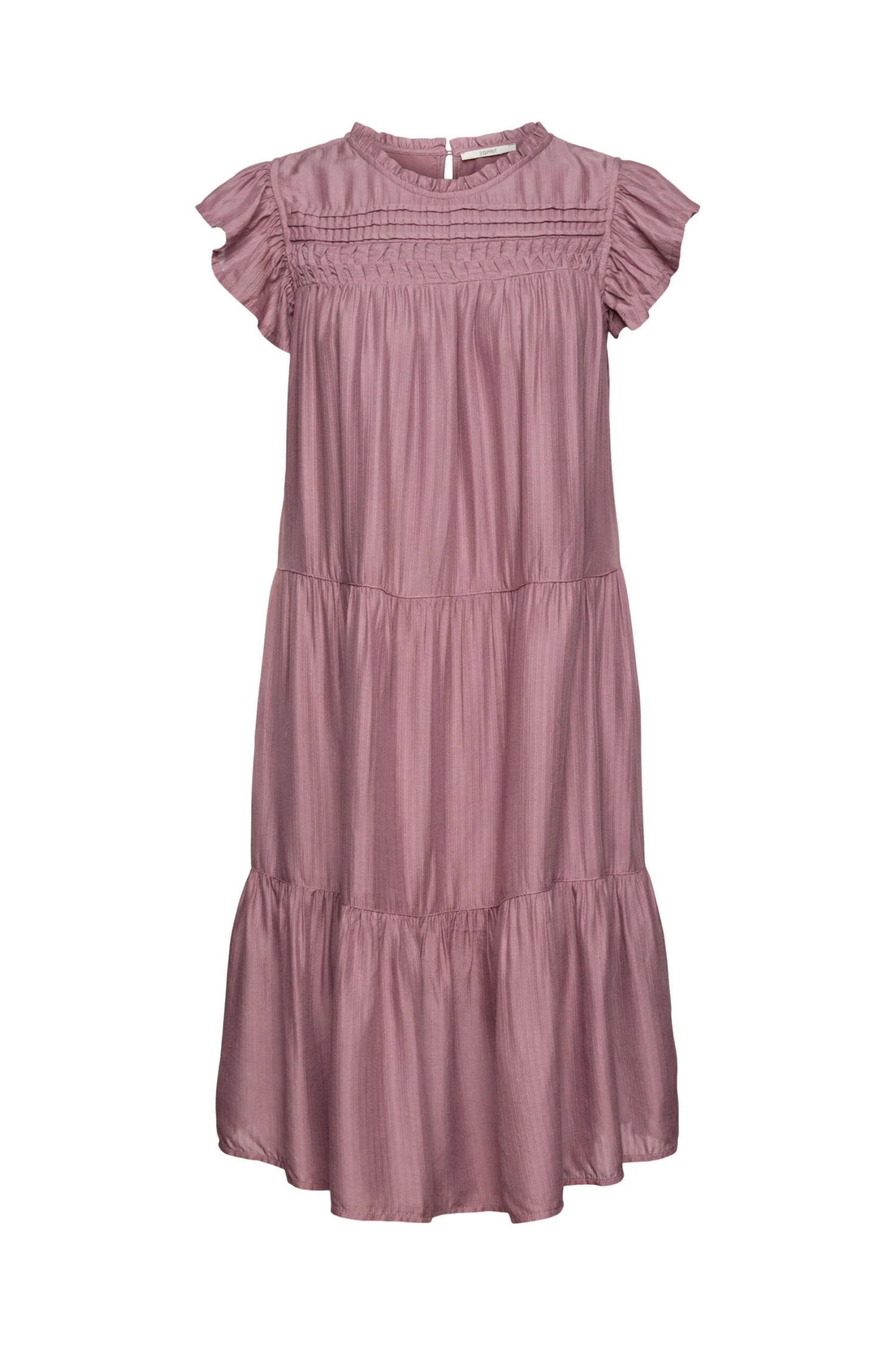 ESPRIT Kleid Mit Feinen Streifen Mauve 3 ESPRIT Kleid Mit Feinen Streifen Mauve