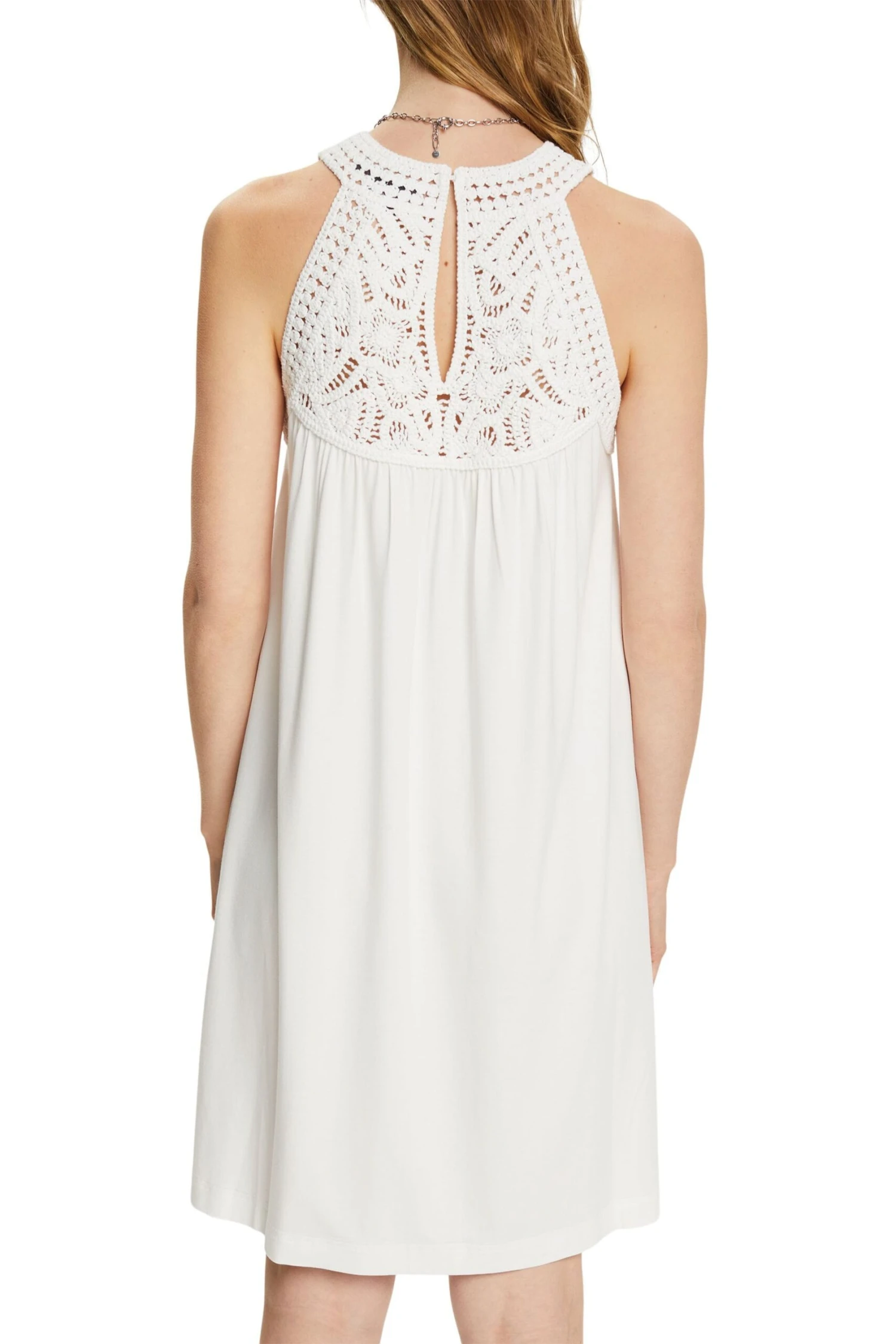 ESPRIT Kleid Mit Häkelspitze Off White 5 ESPRIT Kleid Mit Häkelspitze Off White – Bild 3