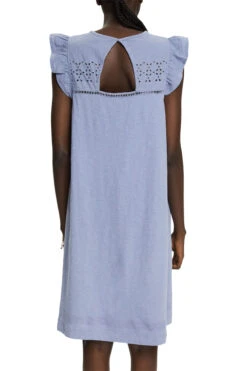 ESPRIT Kleid Mit Lochstick Light Blue Lavender -Esprit esprit kleid mit lochstick light blue lavender 2
