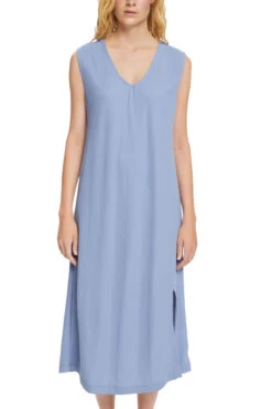 ESPRIT Kleid Mit Saumschlitz Light Blue Lavender -Esprit esprit kleid mit saumschlitz light blue lavender 1