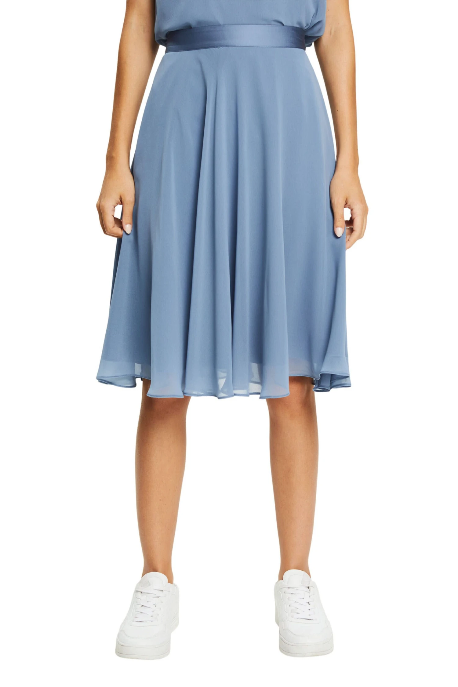 ESPRIT Knielanger Rock Grey Blue 4 ESPRIT Knielanger Rock Grey Blue – Bild 2