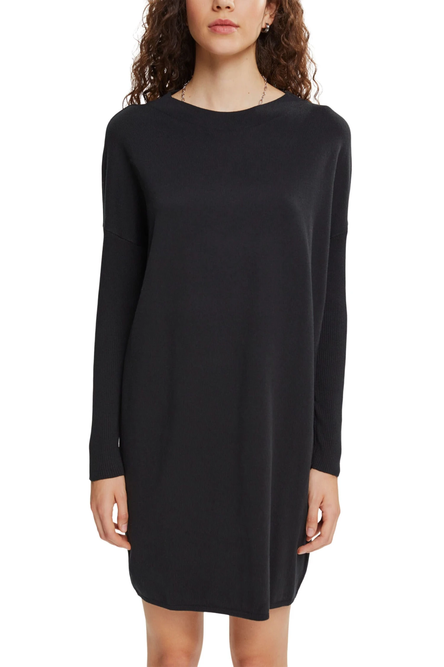 ESPRIT Knielanges Strickkleid Black 4 ESPRIT Knielanges Strickkleid Black – Bild 2