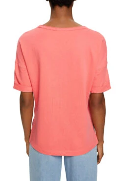 ESPRIT Kurzärmeliges Sweatshirt Coral Red -Esprit esprit kurzarmeliges sweatshirt coral red 2