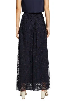 ESPRIT Maxirock Mit Blätter-Applikationen Navy -Esprit esprit maxirock mit blatter applikationen navy 2