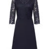 ESPRIT Midikleid Mit Spitze Navy -Esprit esprit midikleid mit spitze navy