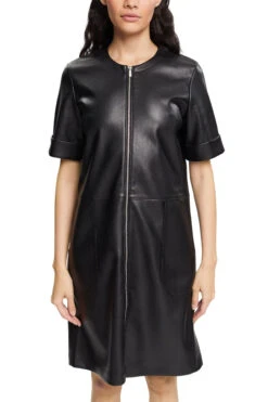 ESPRIT Minikleid Aus Kunstleder Black -Esprit esprit minikleid aus kunstleder black 1
