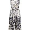 ESPRIT Minikleid Mit Floralem Print In Crinkle-Optik Black -Esprit esprit minikleid mit floralem print in crinkle optik black