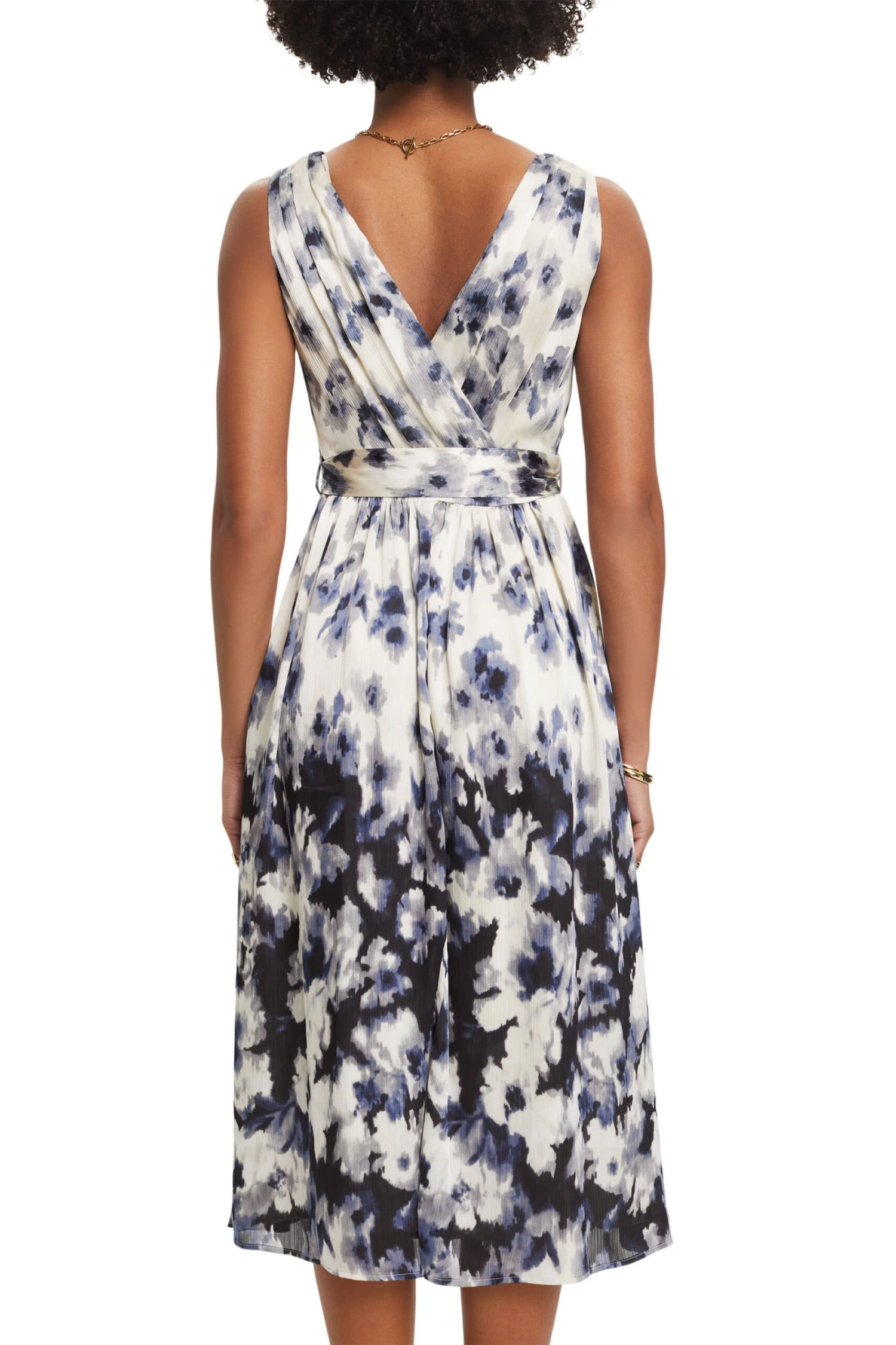 ESPRIT Minikleid Mit Floralem Print In Crinkle-Optik Black 5 ESPRIT Minikleid Mit Floralem Print In Crinkle-Optik Black – Bild 3