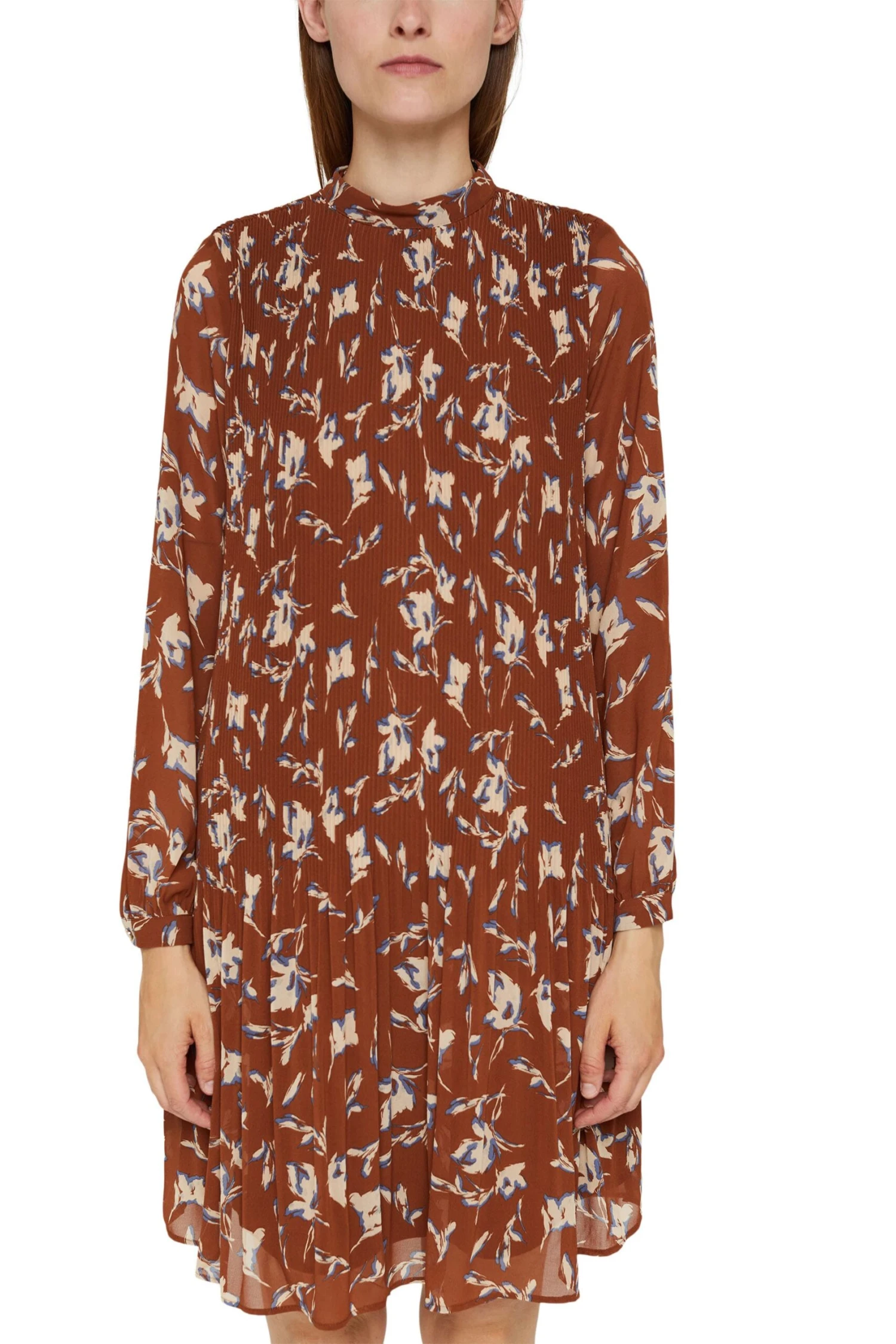 ESPRIT Plisseekleid Terracotta 4 5 ESPRIT Plisseekleid Terracotta 4 – Bild 3