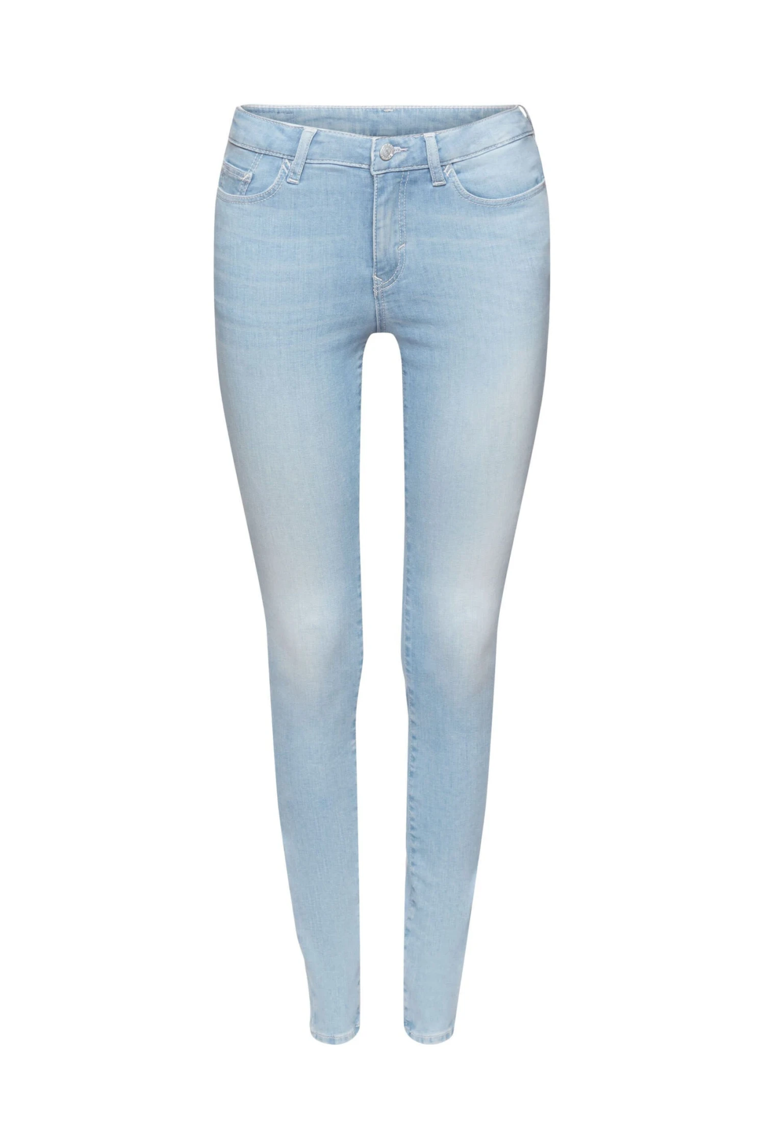 ESPRIT Skinny-Jeans Aus Nachhaltiger Blue Bleached 3 ESPRIT Skinny-Jeans Aus Nachhaltiger Blue Bleached