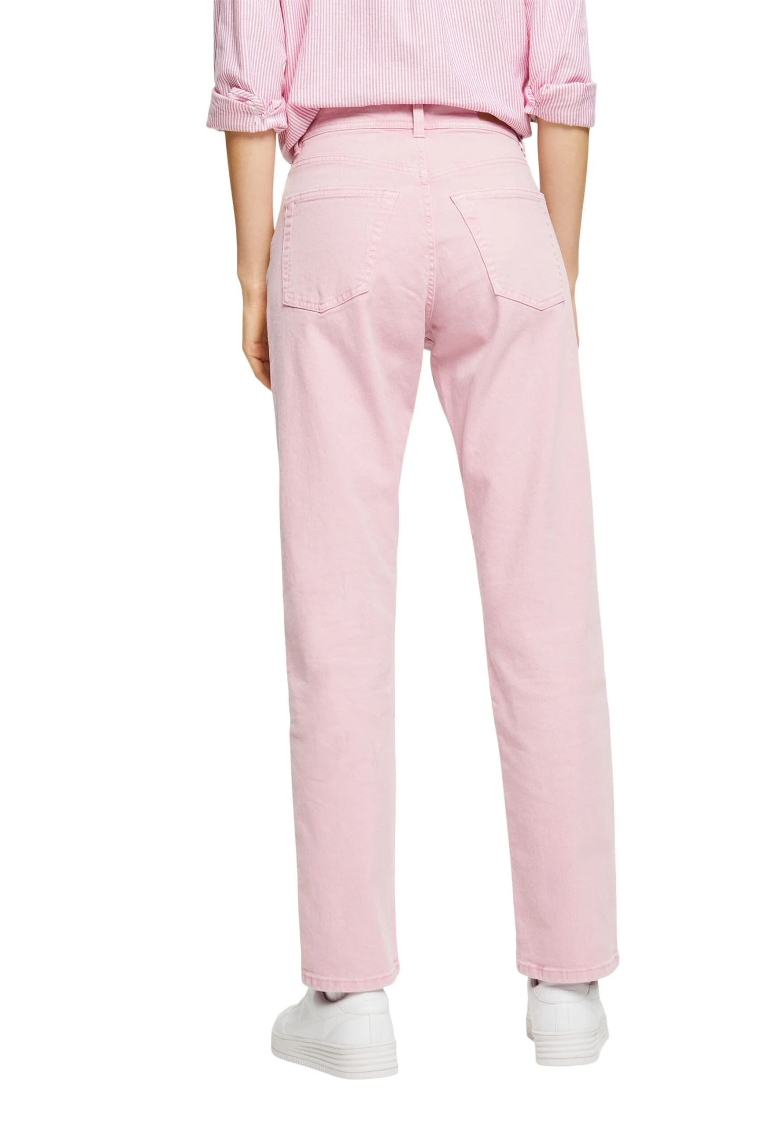 ESPRIT Stretch-Jeans Mit Geradem Bein Pink 5 ESPRIT Stretch-Jeans Mit Geradem Bein Pink – Bild 3