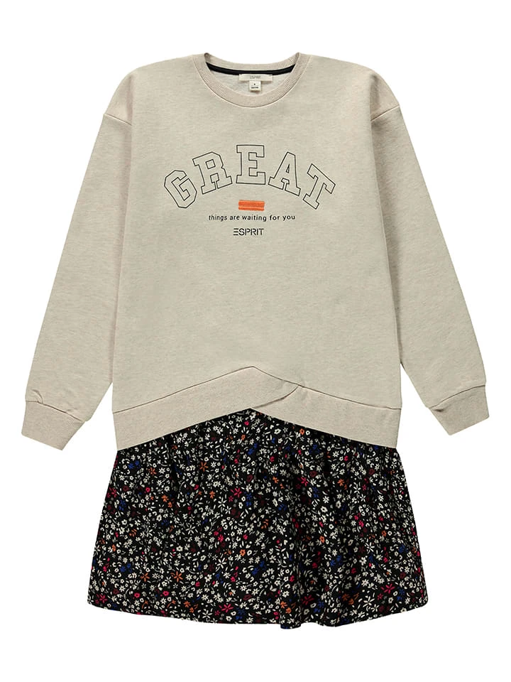 ESPRIT Sweatkleid In Grau 3 ESPRIT Sweatkleid In Grau