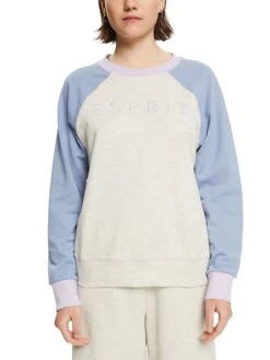 ESPRIT Sweatshirt In Creme/ Hellblau 7 ESPRIT Sweatshirt In Creme/ Hellblau -Esprit esprit sweatshirt in creme hellblau 1