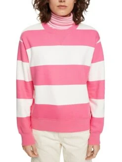 ESPRIT Sweatshirt In Pink/ Weiß -Esprit esprit sweatshirt in pink weiss 1