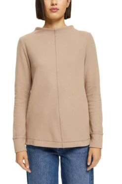 ESPRIT Sweatshirt In Taupe -Esprit esprit sweatshirt in taupe 1