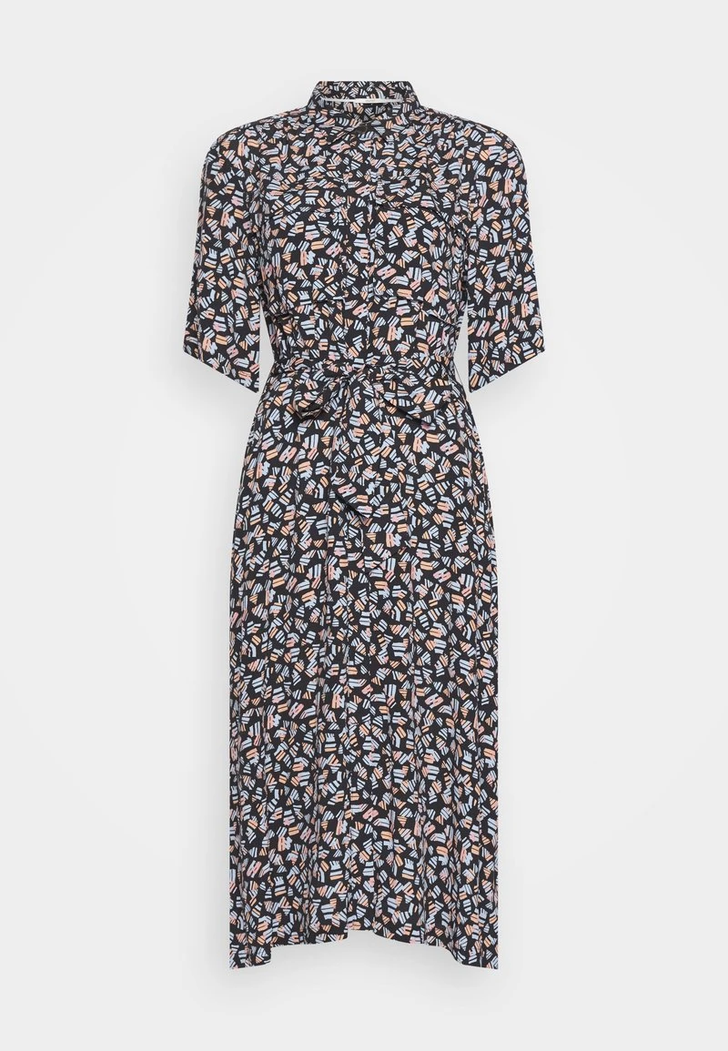 ESPRIT DRESS MIDI PRINT - Blusenkleid - Black 3 ESPRIT DRESS MIDI PRINT - Blusenkleid - Black