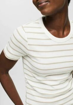 ESPRIT STRIPED - T-Shirt Print - Off White -Esprit f25cff0ed6d041a3b3b7f630476f20d3