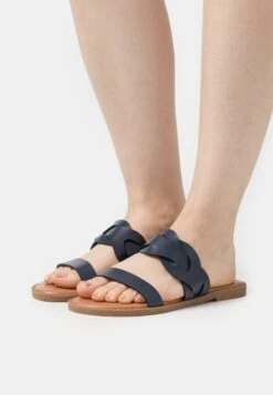 ESPRIT B23-02 2STRAP - Pantolette Flach - Navy