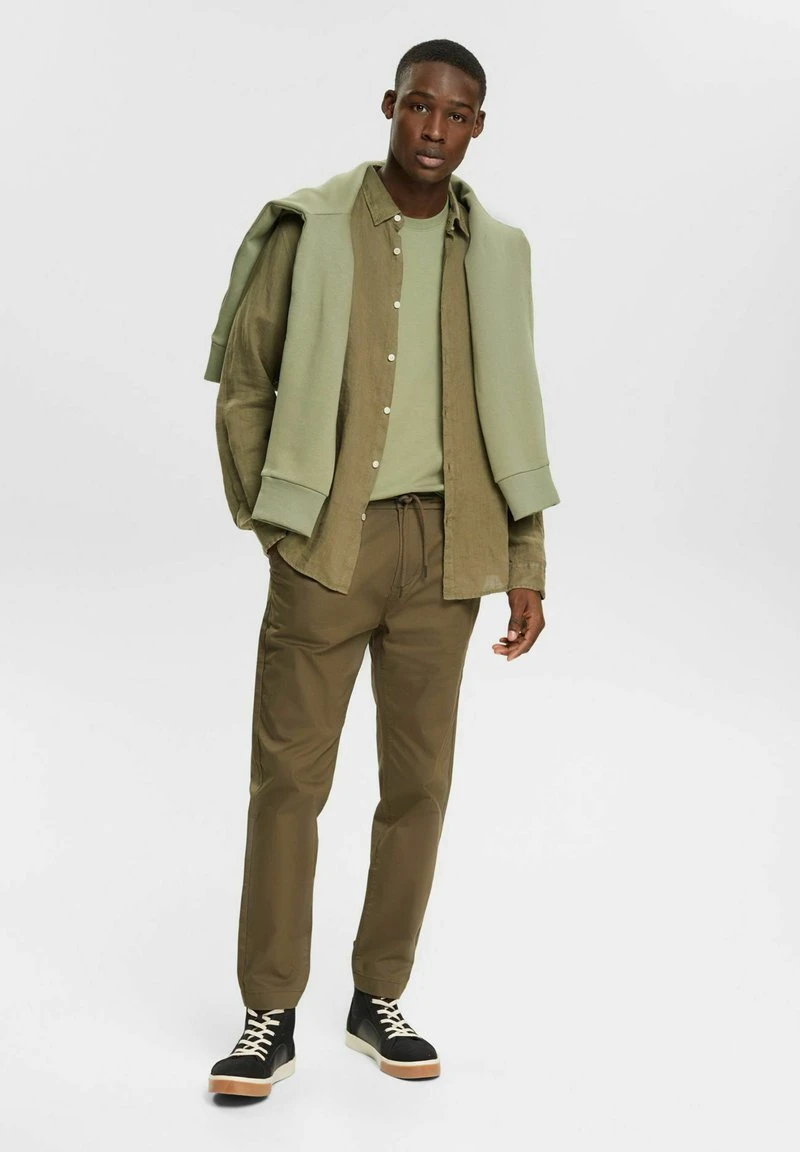 Edc By Esprit T-Shirt Basic - Light Khaki 7 Edc By Esprit T-Shirt Basic - Light Khaki – Bild 5