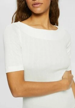 ESPRIT POINTELLE - T-Shirt Basic - Off White 11 ESPRIT POINTELLE - T-Shirt Basic - Off White -Esprit f377e21138e04835b11f6949b2468d3c