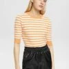 ESPRIT GESTREIFTER MIT VERKÜRZTEN ÄRMELN - T-Shirt Print - Golden Orange 2 ESPRIT GESTREIFTER MIT VERKÜRZTEN ÄRMELN - T-Shirt Print - Golden Orange -Esprit f3b439bc57dd4da18e23c3290b11bc8c