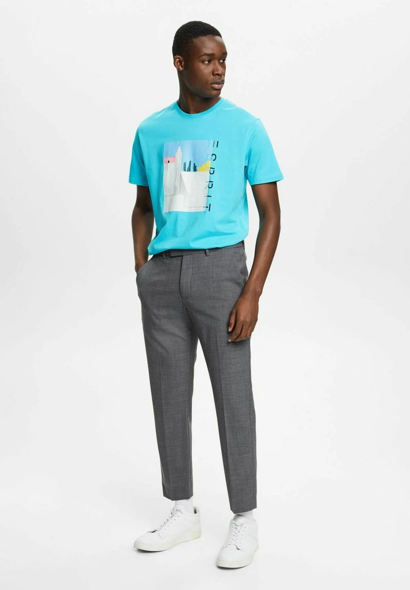 ESPRIT MIT FRONTPRINT - T-Shirt Print - Aqua Green 4 ESPRIT MIT FRONTPRINT - T-Shirt Print - Aqua Green – Bild 2