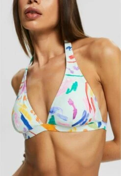 ESPRIT GEMUSTERTES NECKHOLDER - Bikini-Top - Light Aqua Green 10 ESPRIT GEMUSTERTES NECKHOLDER - Bikini-Top - Light Aqua Green -Esprit f4bf51153d2a4276abd88b09cb7c1f20