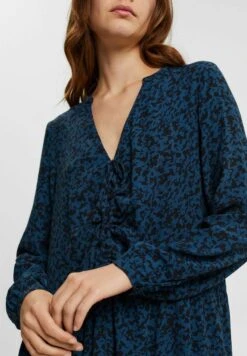 ESPRIT GEMUSTERTES AUS MIT V-AUSSCHNITT - Freizeitkleid - Petrol Blue 11 ESPRIT GEMUSTERTES AUS MIT V-AUSSCHNITT - Freizeitkleid - Petrol Blue -Esprit f5d2f689f73a44b98f170cdaaa8a23b1