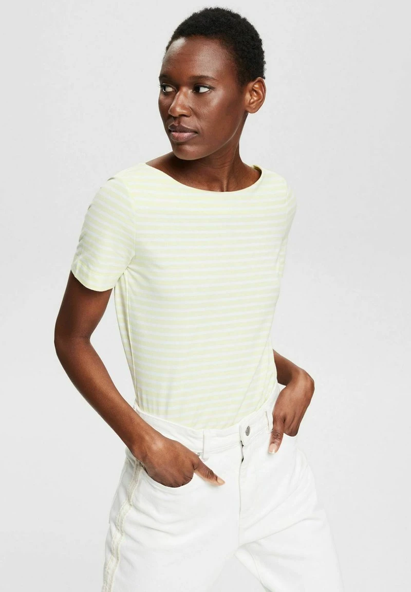 ESPRIT MIT STREIFENMUSTER - T-Shirt Print - Citrus Green 8 ESPRIT MIT STREIFENMUSTER - T-Shirt Print - Citrus Green – Bild 6