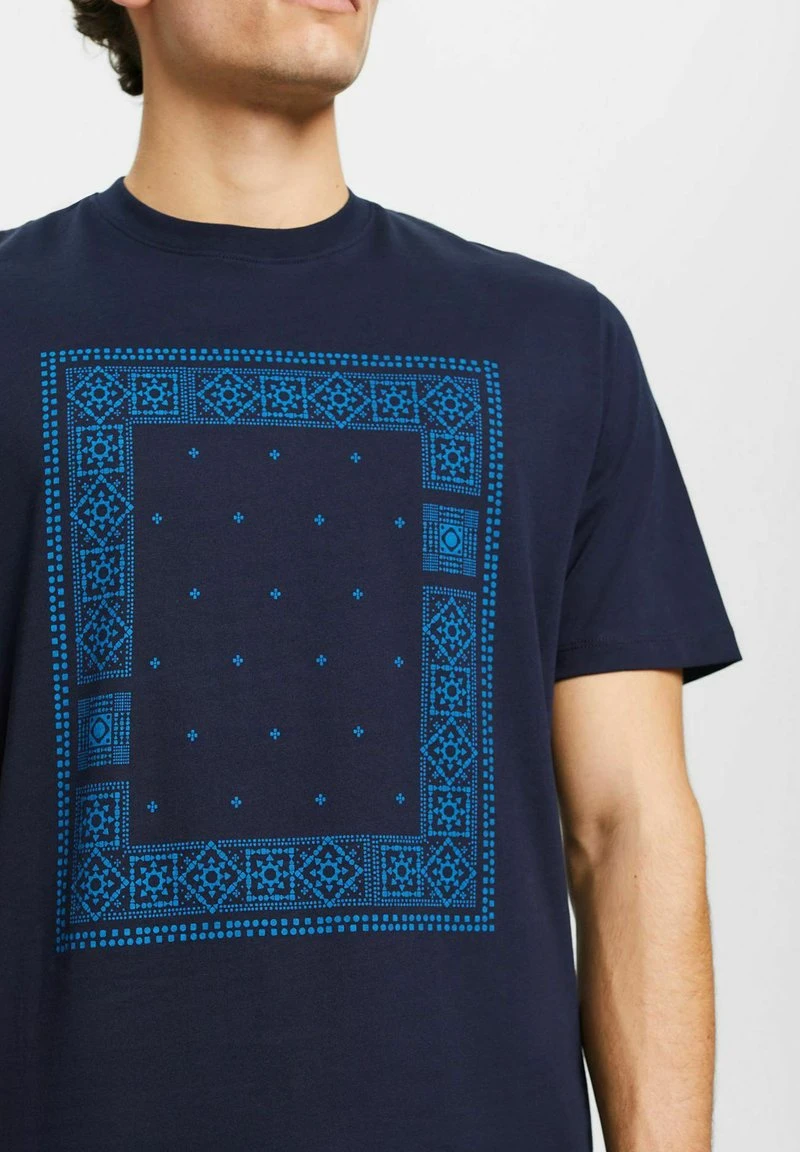 ESPRIT RELAXED FIT - T-Shirt Print - Navy 6 ESPRIT RELAXED FIT - T-Shirt Print - Navy – Bild 4