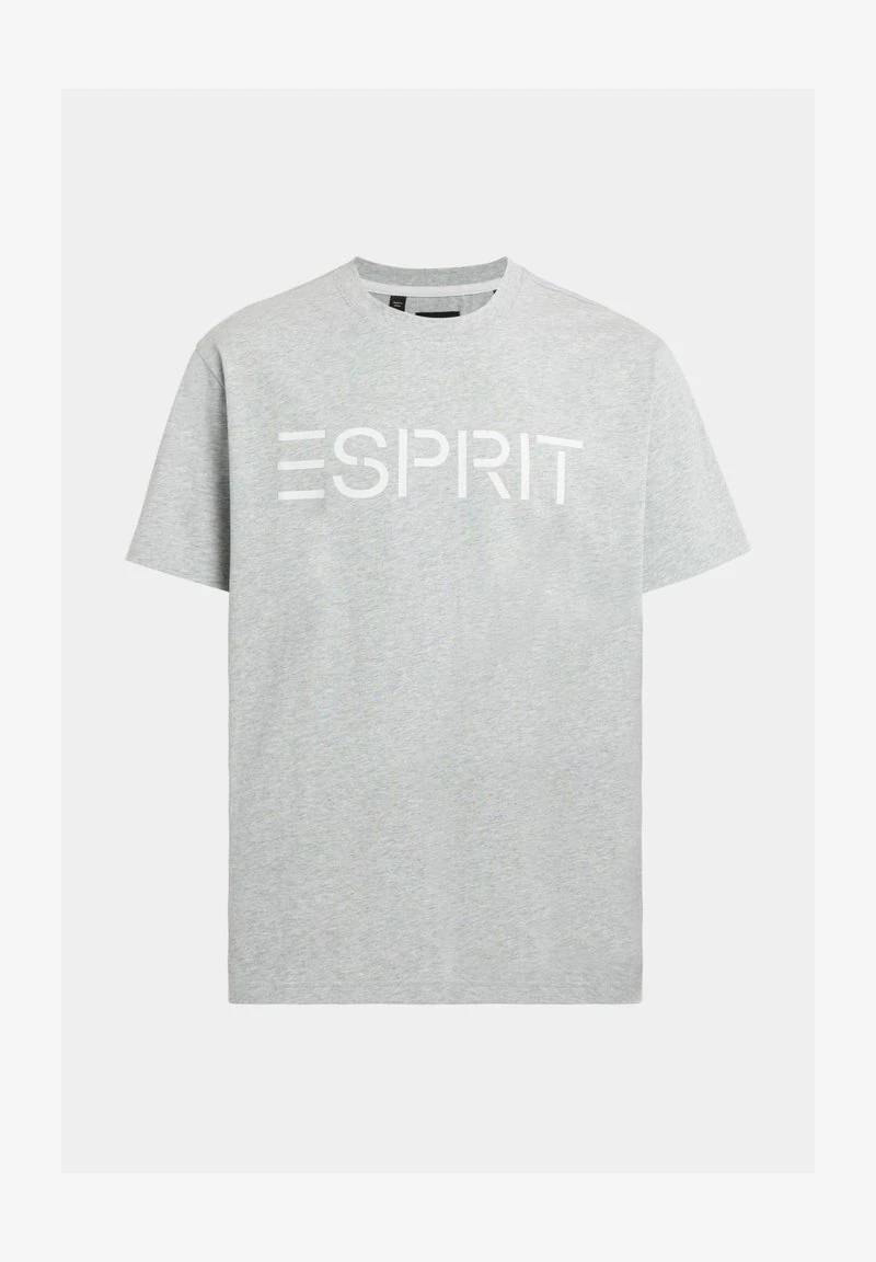 ESPRIT MIT LOGO - T-Shirt Print - Light Grey 6 ESPRIT MIT LOGO - T-Shirt Print - Light Grey – Bild 4