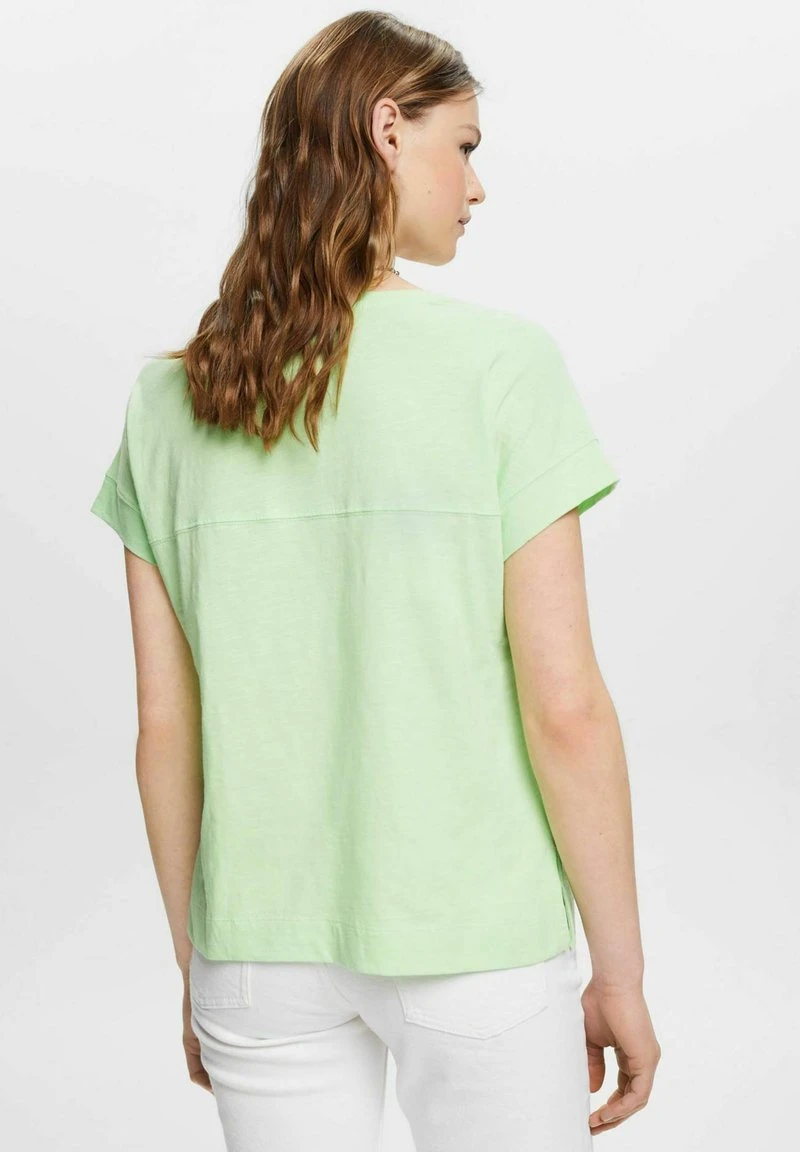 ESPRIT MIT V AUSSCHNITT - T-Shirt Basic - Citrus Green 5 ESPRIT MIT V AUSSCHNITT - T-Shirt Basic - Citrus Green – Bild 3