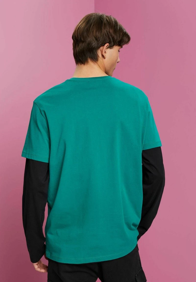 ESPRIT MIT BRUSTTASCHE - T-Shirt Print - Emerald Green 5 ESPRIT MIT BRUSTTASCHE - T-Shirt Print - Emerald Green – Bild 3