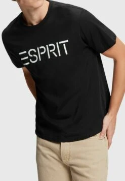 ESPRIT MIT LOGO - T-Shirt Print - Black 13 ESPRIT MIT LOGO - T-Shirt Print - Black -Esprit ff64ce824fcf493d8c8c0bd1326215b1 1