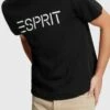 ESPRIT MIT LOGO - T-Shirt Print - Black 2 ESPRIT MIT LOGO - T-Shirt Print - Black -Esprit ff64ce824fcf493d8c8c0bd1326215b1